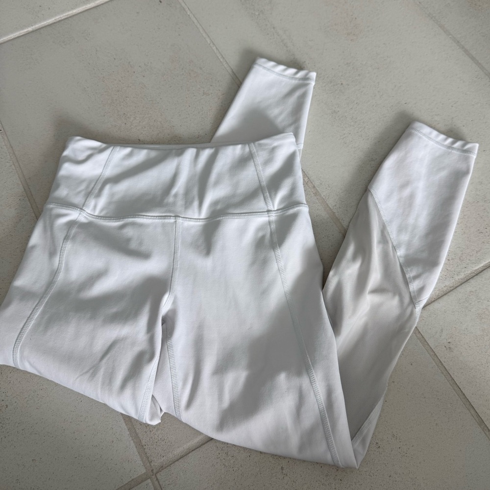 Athleta White High-Rise Performance Leggings